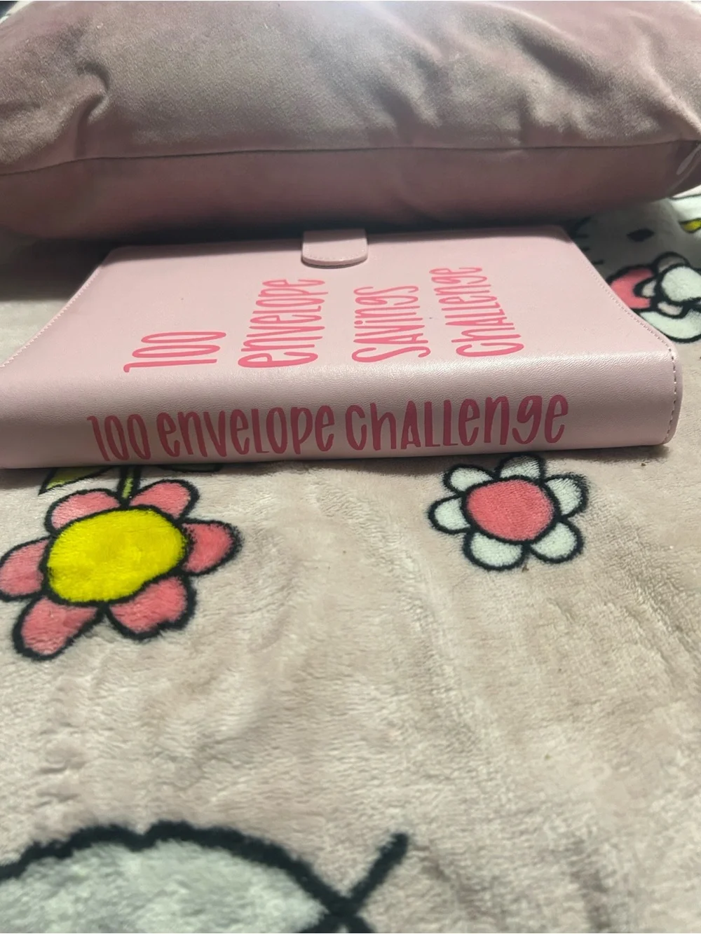 100 Envelope Savings Challenge Pink Planner